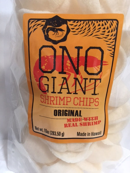 A. Two Ono Giant Shrimp Chips - Original 10 oz bags (Shipping Included)